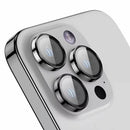 Rixus Metal Shield Camera Tempered Glass For Apple iPhone 17 Pro,17 Pro Max Orange