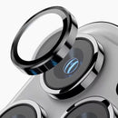 Rixus Metal Shield Camera Tempered Glass For iPhone 17 Pro,17 Pro Max Orange