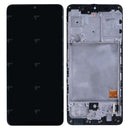 Samsung Galaxy A41 A415F Display And Digitizer With Frame Prism Crush Black Refurbished