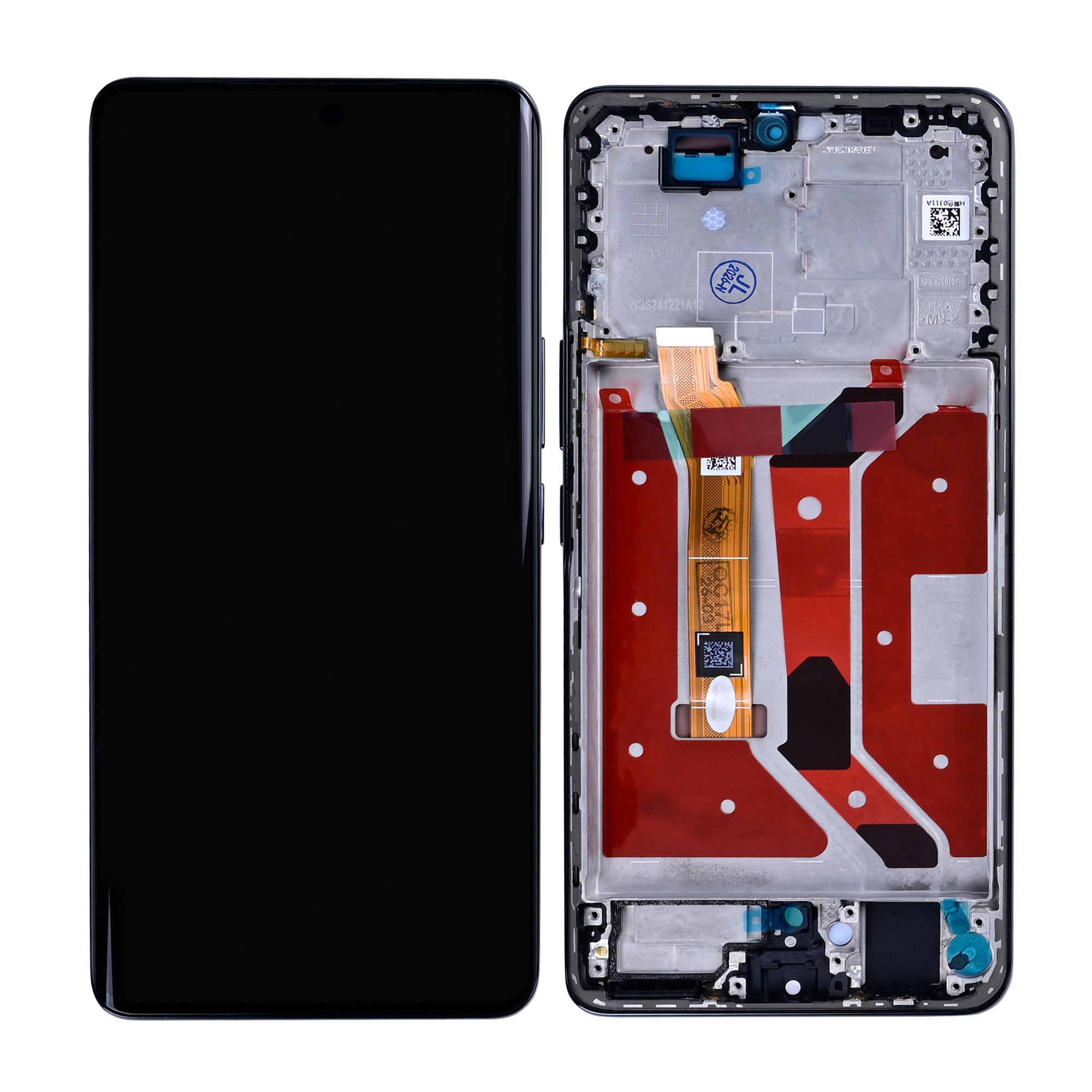 Honor Magic7 Lite Display And Digitizer With Frame Titanium Black OEM