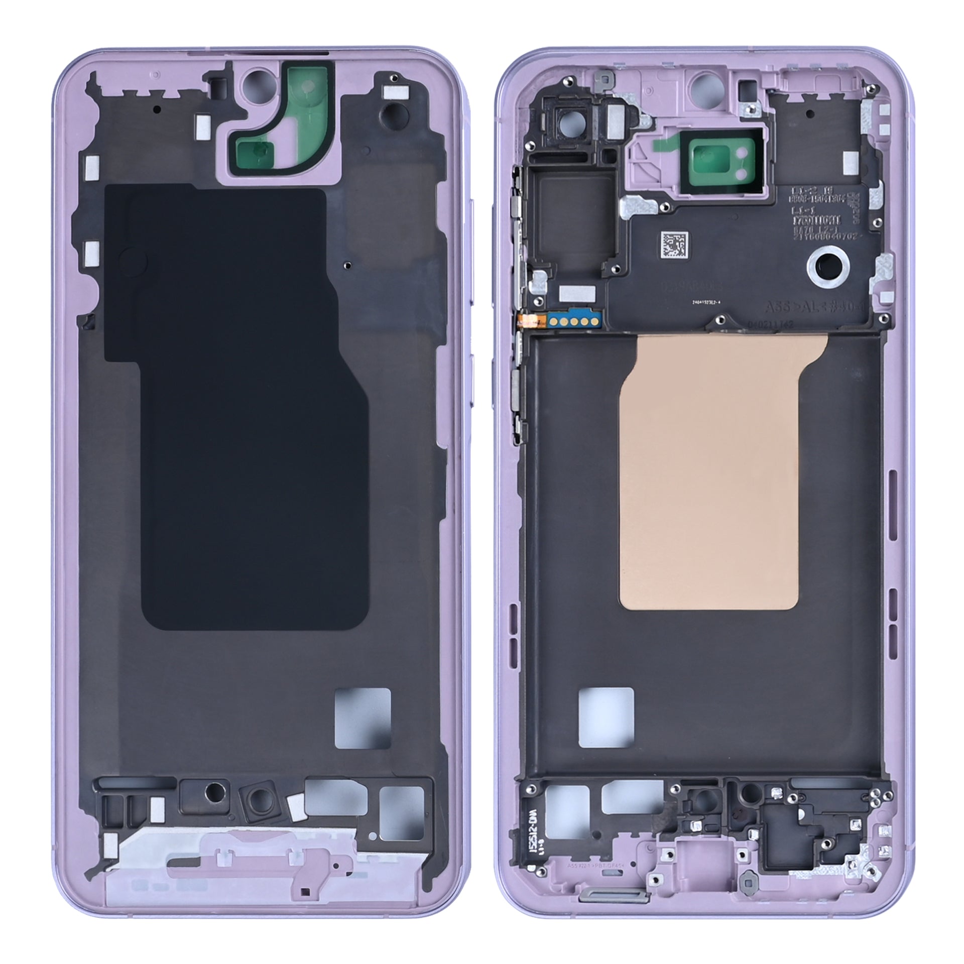 Samsung Galaxy A55 5G A556B Middle Frame Lilac Purple OEM