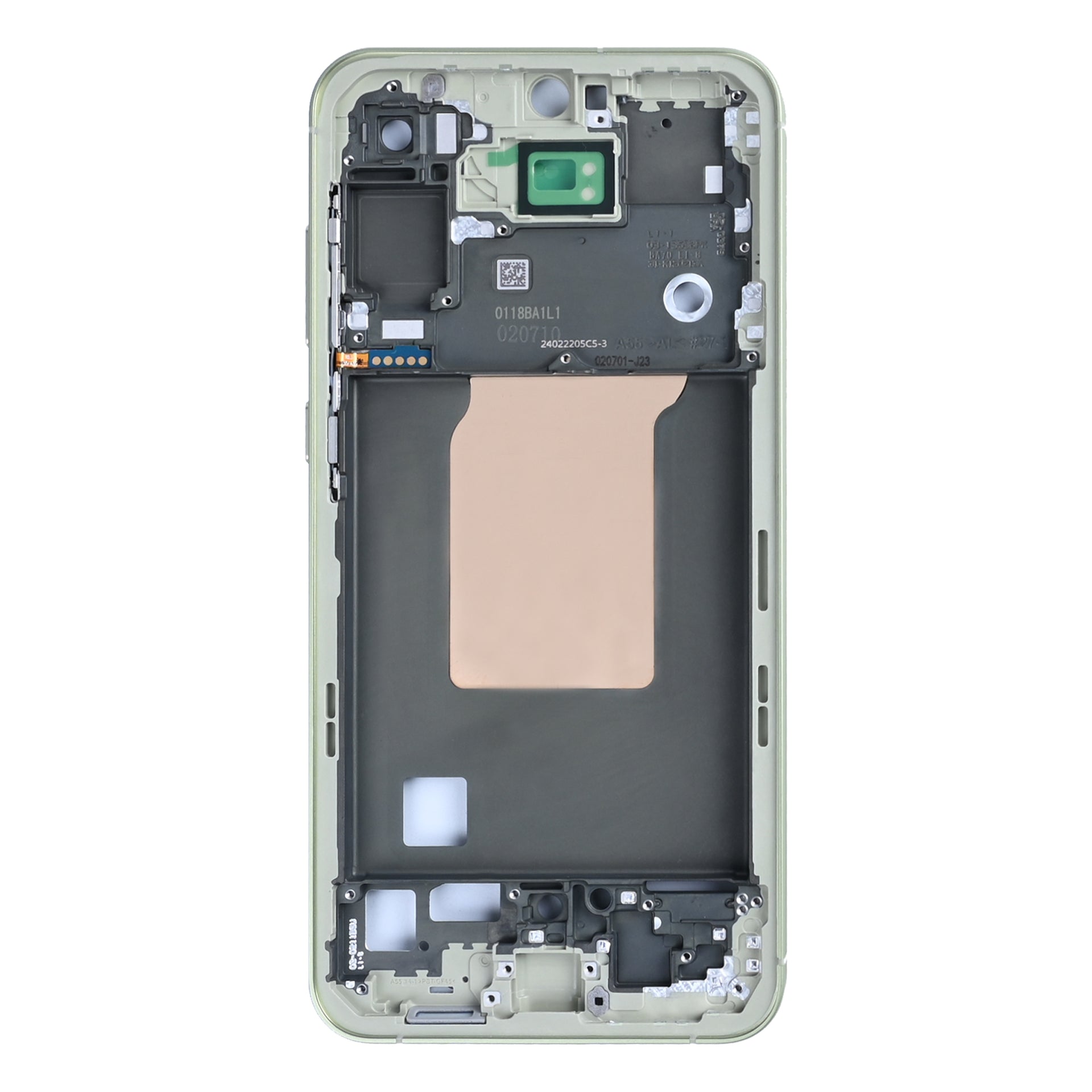 Samsung Galaxy A55 5G A556B Middle Frame Lemon Yellow OEM