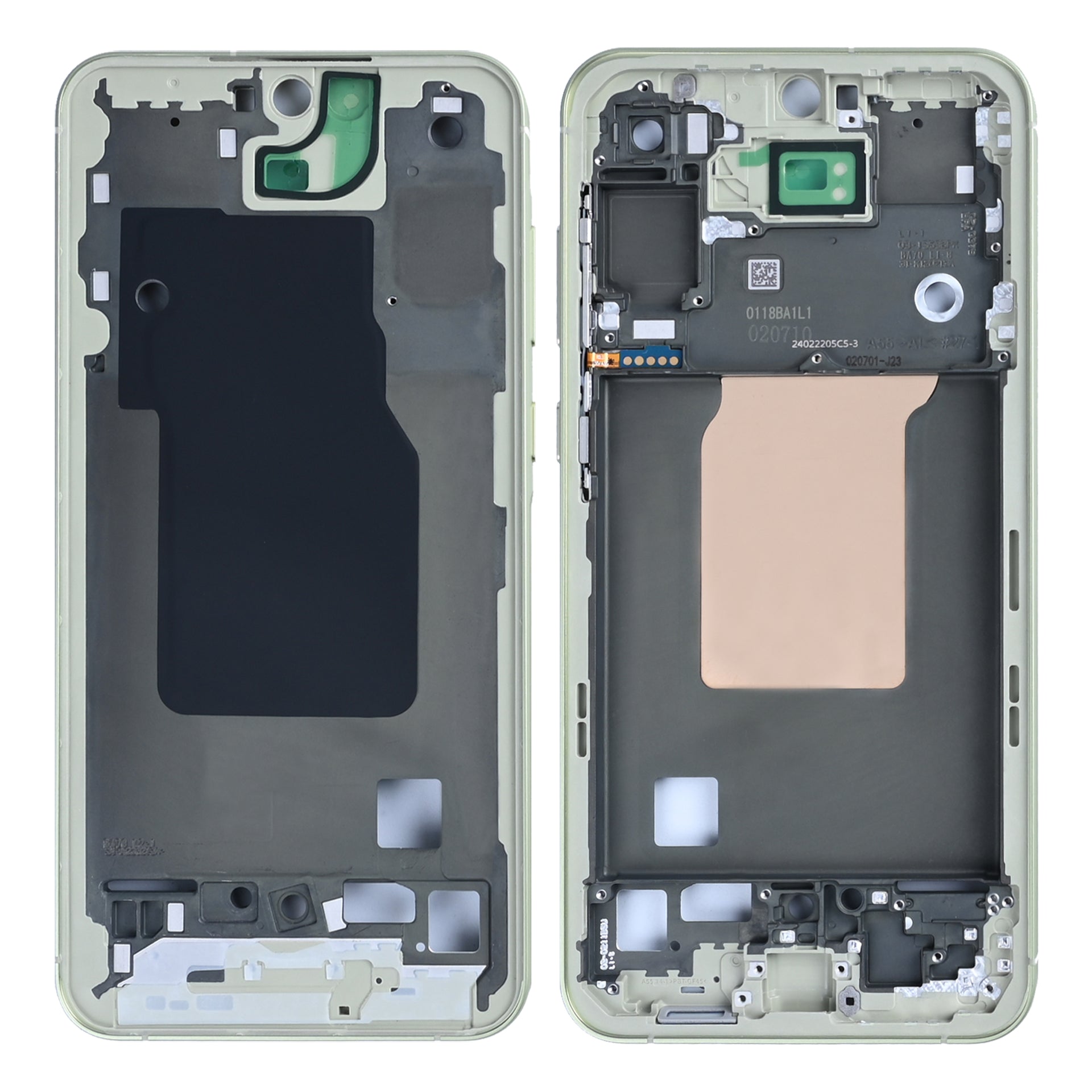 Samsung Galaxy A55 5G A556B Middle Frame Lemon Yellow OEM