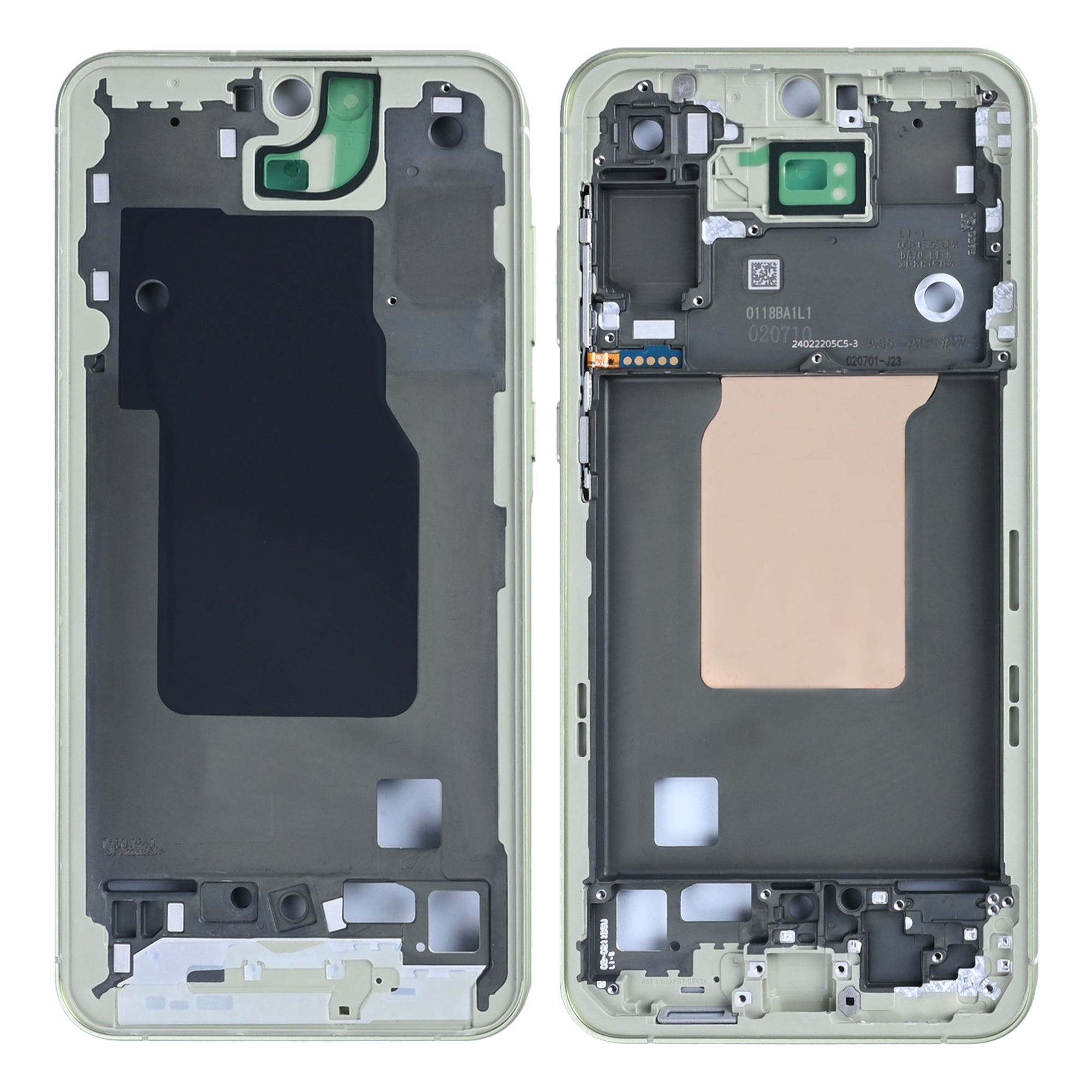 Samsung Galaxy A55 5G A556B Middle Frame Lemon Yellow OEM
