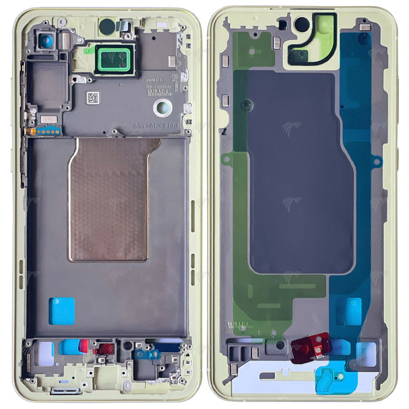 Samsung Galaxy A55 5G A556B Middle Frame Lemon Yellow OEM