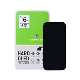 PIXDURA For Apple iPhone 16 Pro Display And Digitizer Hard-OLED Premium (IC Removable) (60Hz)