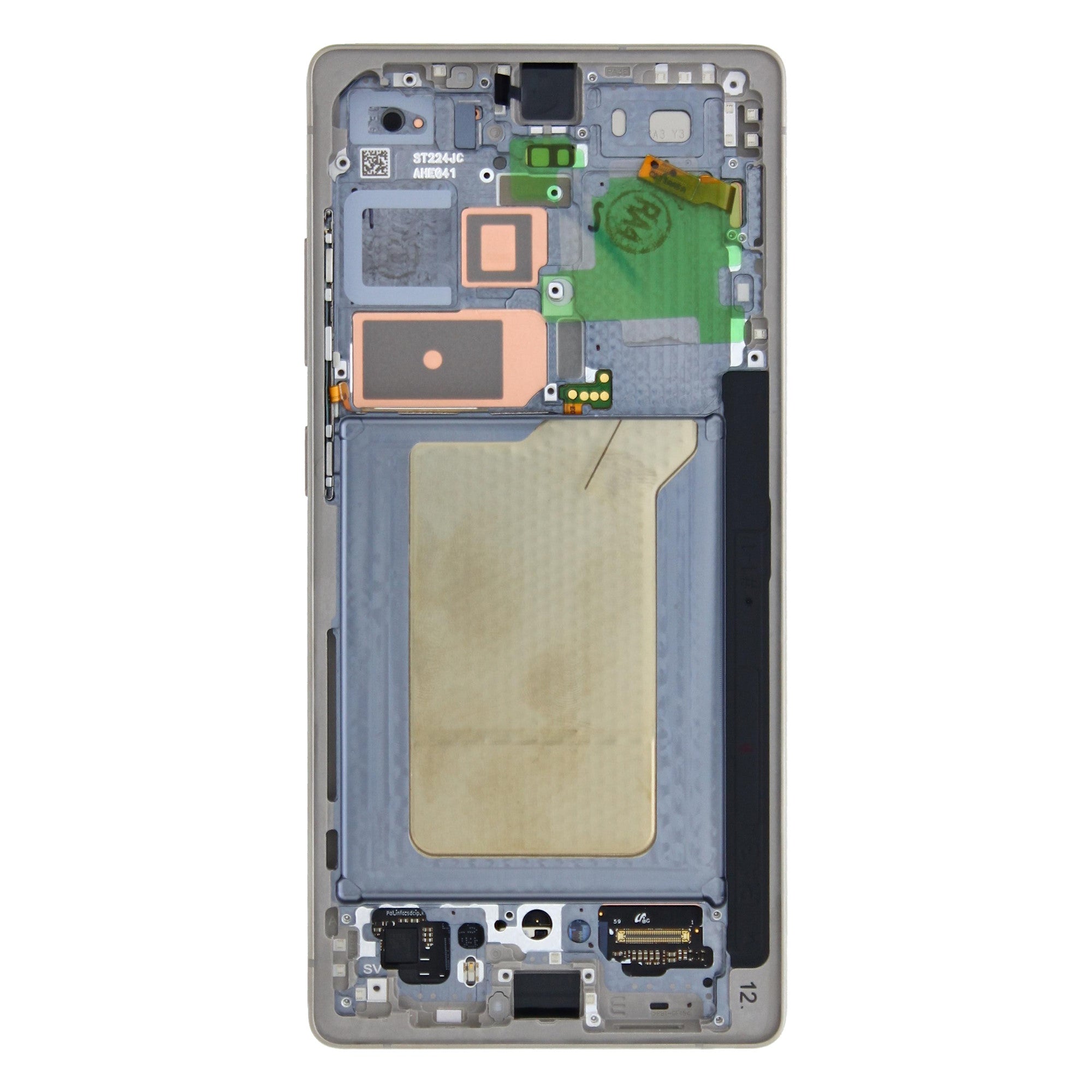 Samsung Galaxy S25 Ultra S938B Display And Digitizer With Frame Titanium Black Service Pack