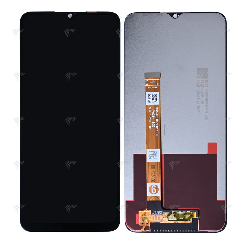 Oppo A31 (CPH2015, CPH2073) Display And Digitizer Without Frame Black OEM