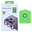 Rixus Metal Shield Camera Tempered Glass For iPhone 17 Air Black