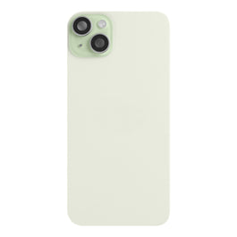 For Apple iPhone 15 Back Glass With NFC, Enlarged Camera Frame Green Pulled