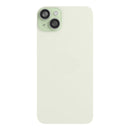 For Apple iPhone 15 Back Glass With NFC, Enlarged Camera Frame Green Pulled