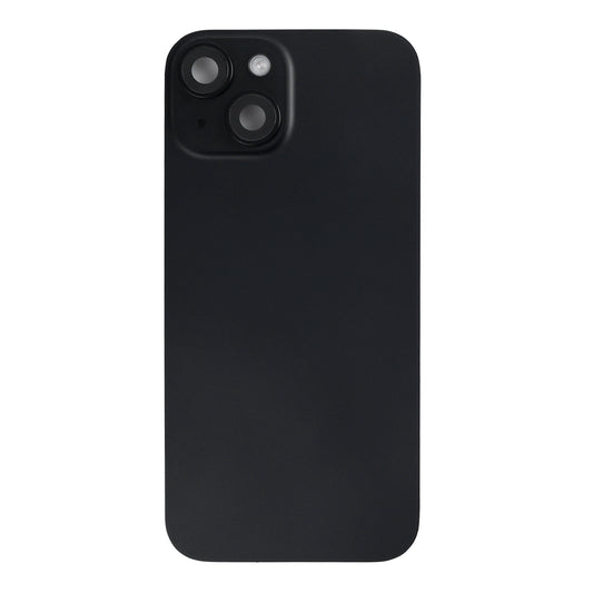 For Apple iPhone 15 Back Glass With NFC, Enlarged Camera Frame Black Pulled