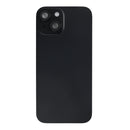 For Apple iPhone 15 Back Glass With NFC, Enlarged Camera Frame Black Pulled