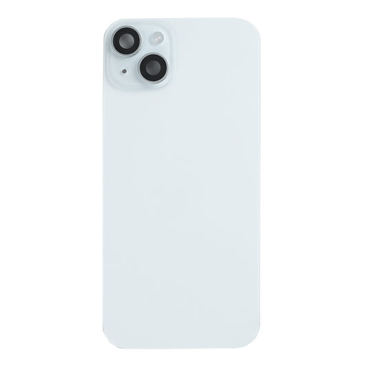 For Apple iPhone 15 Back Glass With NFC, Enlarged Camera Frame Blue Pulled