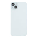 For Apple iPhone 15 Back Glass With NFC, Enlarged Camera Frame Blue Pulled