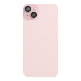 For Apple iPhone 15 Back Glass With NFC, Enlarged Camera Frame Pink Pulled