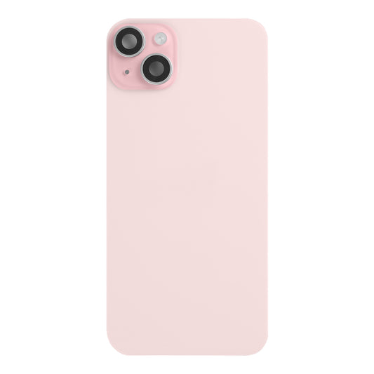 For Apple iPhone 15 Back Glass With NFC, Enlarged Camera Frame Pink Pulled