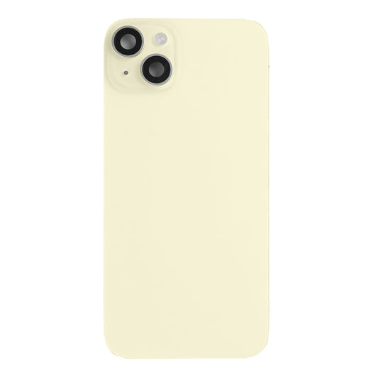 For Apple iPhone 15 Back Glass With NFC, Enlarged Camera Frame Yellow Pulled