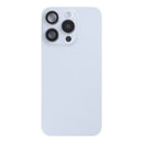 For Apple iPhone 15 Pro Back Glass With NFC, Enlarged Camera Frame White Titanium Pulled