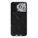 For Apple iPhone 15 Pro Max Back Glass With NFC, Enlarged Camera Frame Black Titanium Pulled