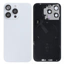 For iPhone 15 Pro Max Extra Glass With NFC, Enlarged Camera Frame White Titanium Pulled