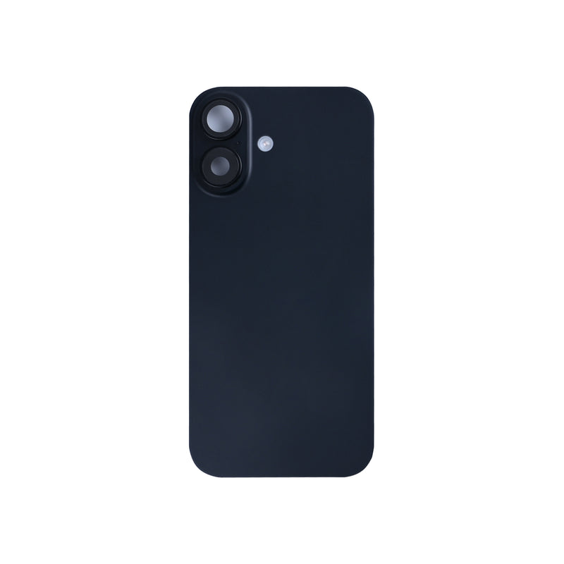 For iPhone 16 Extra Glass With NFC, Enlarged Camera Frame Black Pulled