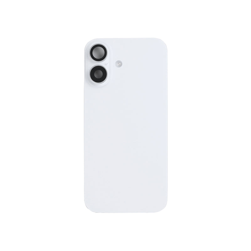 For iPhone 16 Extra Glass With NFC, Enlarged Camera Frame White Pulled