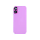 For Apple iPhone 16 Back Glass With NFC, Enlarged Camera Frame Pink Pulled