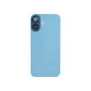 For Apple iPhone 16 Back Glass With NFC, Enlarged Camera Frame Teal Pulled