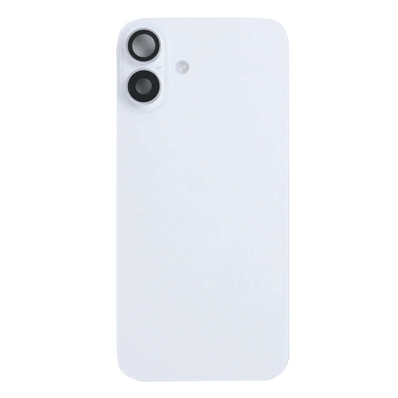 For iPhone 16 Plus Extra Glass With NFC, Enlarged Camera Frame White Pulled