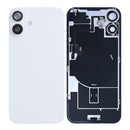 For iPhone 16 Plus Extra Glass With NFC, Enlarged Camera Frame White Pulled