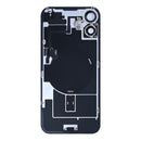 For Apple iPhone 16 Plus Back Glass With NFC, Enlarged Camera Frame Teal Pulled