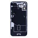 For Apple iPhone 16 Plus Back Glass With NFC, Enlarged Camera Frame Ultramarine Pulled