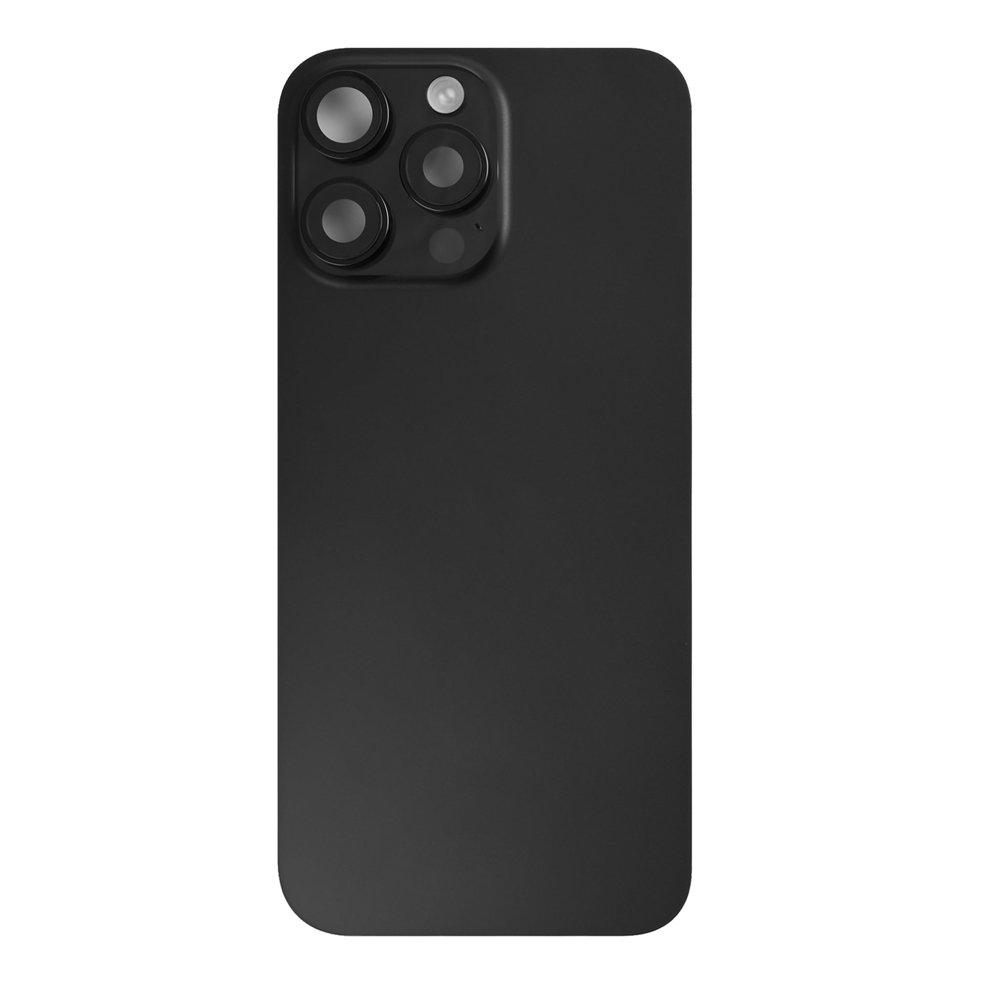 For Apple iPhone 16 Pro Max Back Glass With NFC, Enlarged Camera Frame Black Titanium Pulled