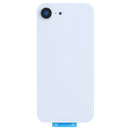 For iPhone 16e Extra Glass Without NFC, Enlarged Camera Frame White