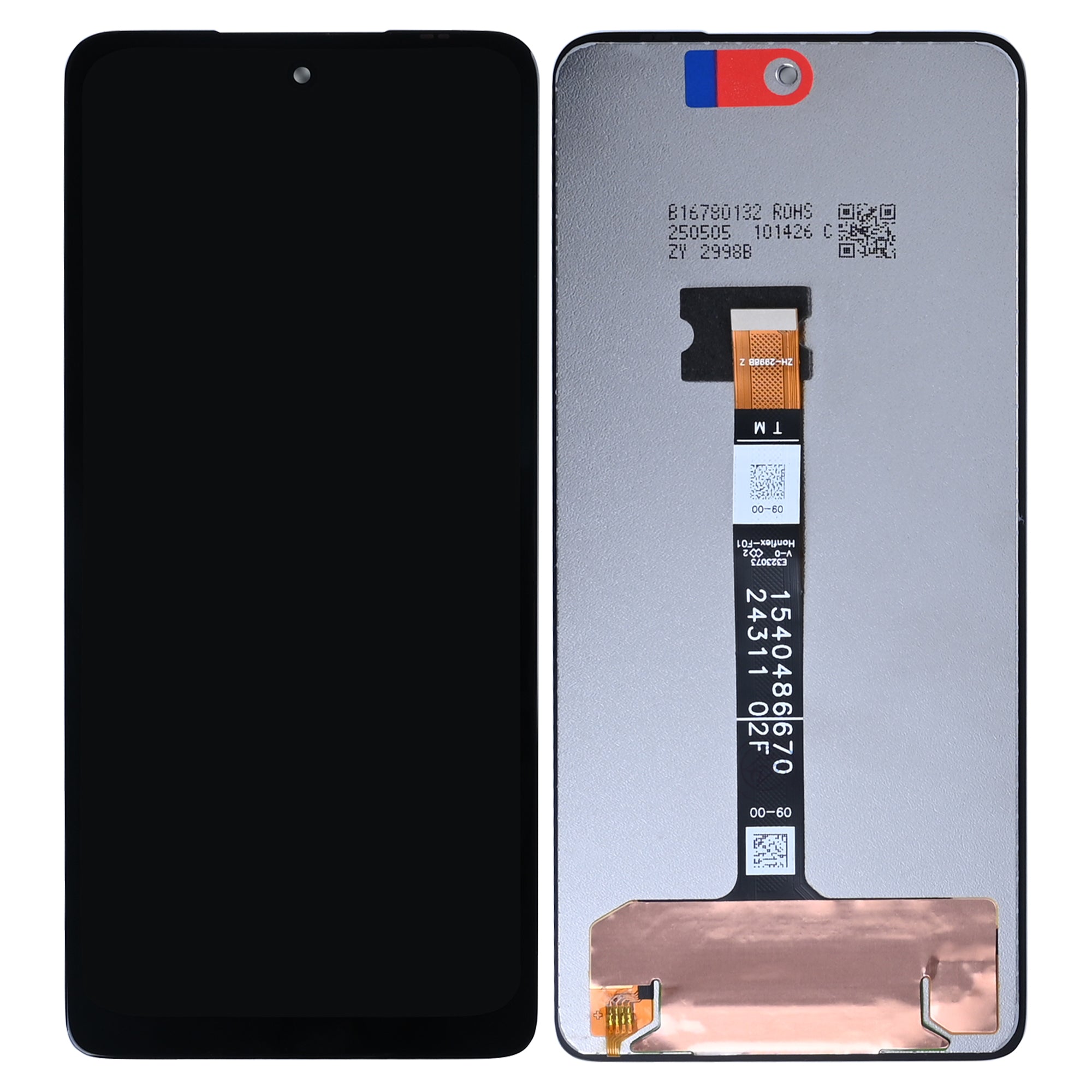 Motorola Moto G75 Display And Digitizer Without Frame Black OEM
