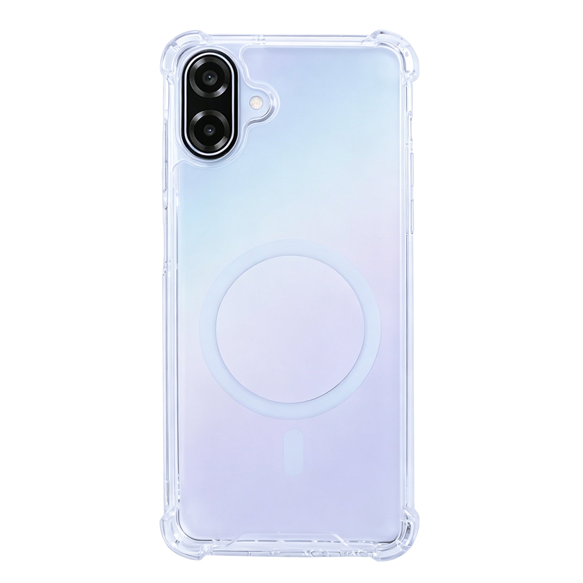 Rixus Anti-Burst Case With MagSafe Compatible For Samsung Galaxy A07, A08 Transparent