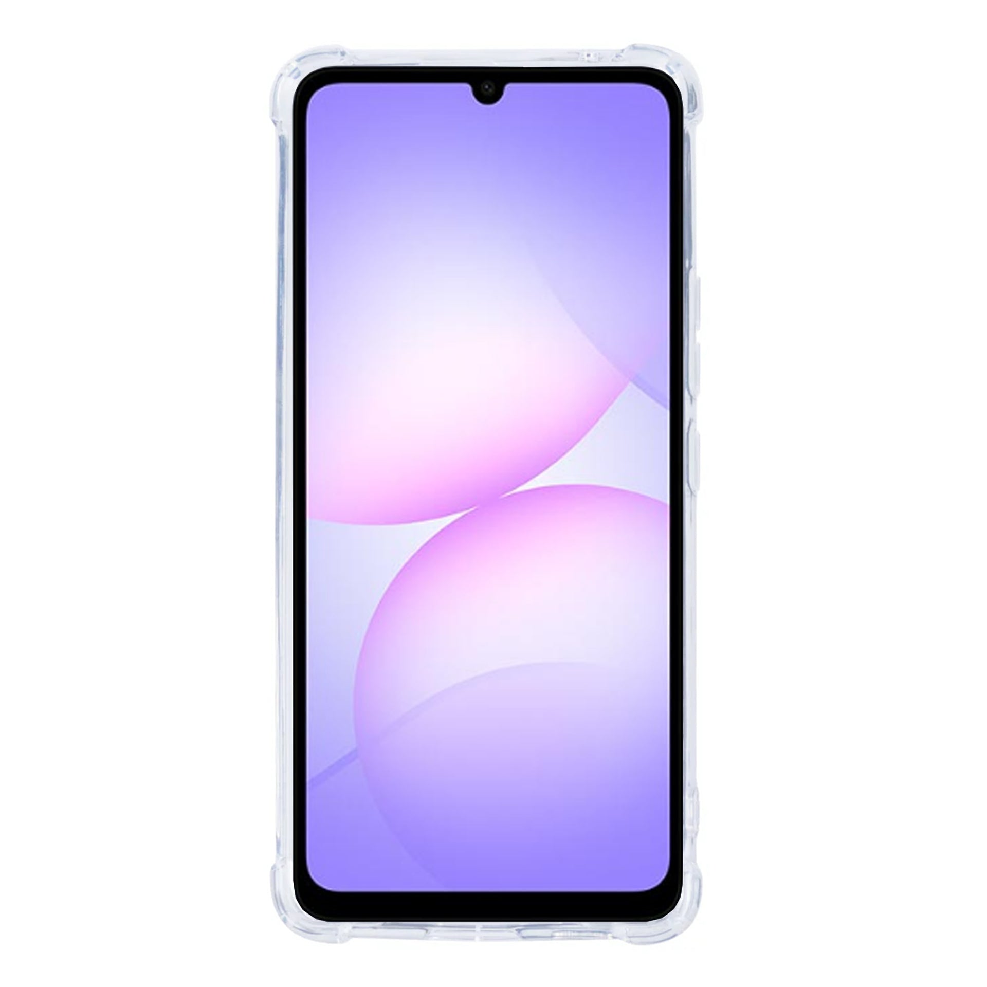 Rixus Anti-Burst Case With MagSafe Compatible For Samsung Galaxy A07, A08 Transparent