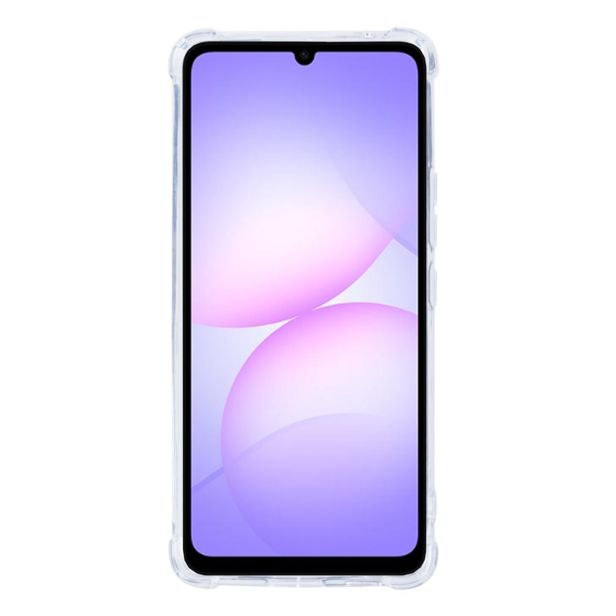 Rixus Anti-Burst Case With MagSafe Compatible For Samsung Galaxy A07, A08 Transparent