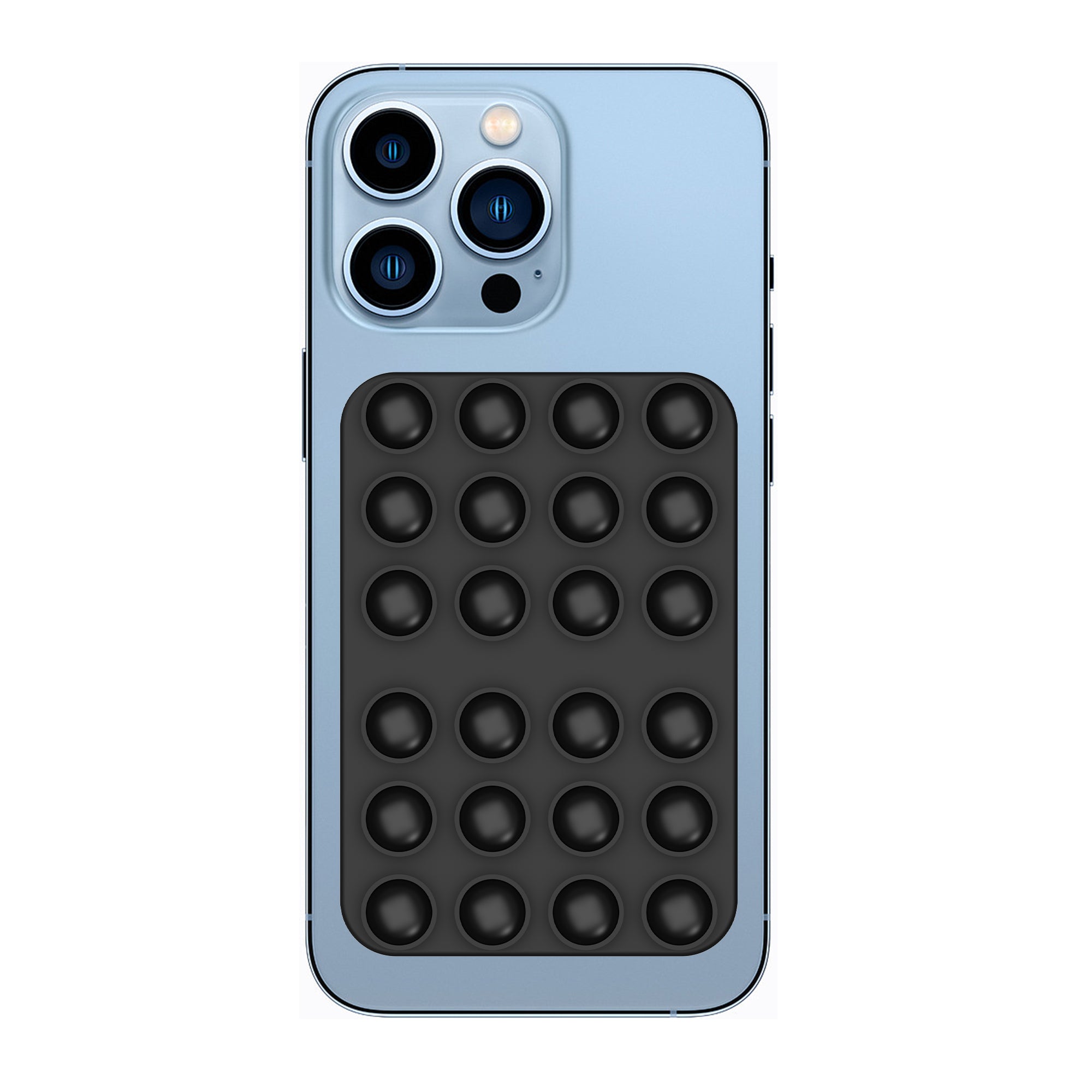 Rixus RXPH40B Suction Cup Mirror Phone Holder Black