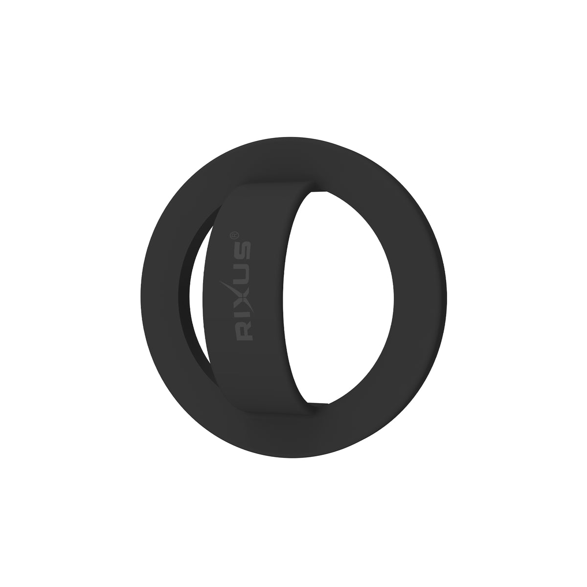 Rixus RXPH50B Silicone Ring Holder For MagSafe Compatible Black