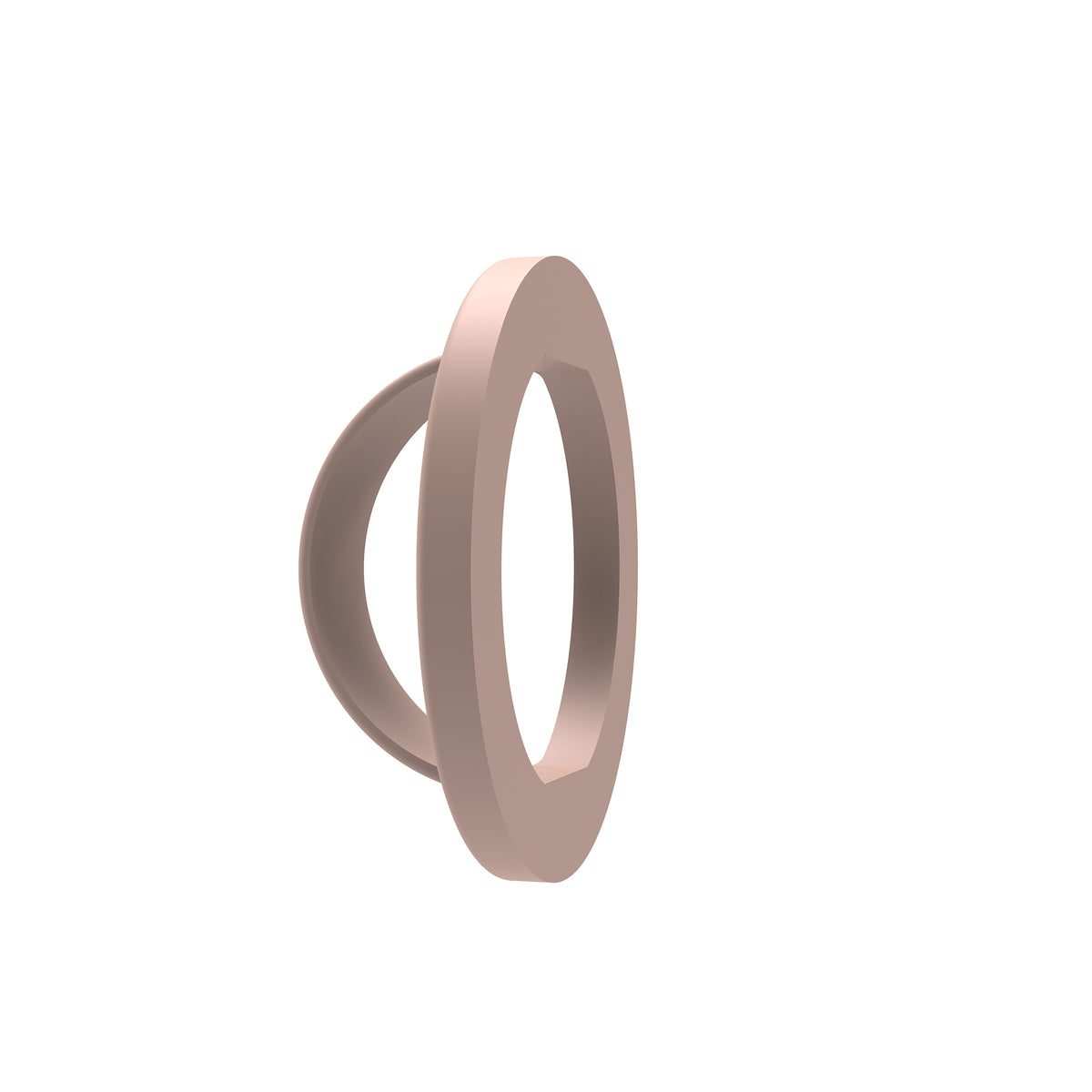 Rixus RXPH50 Silicone Ring Holder For MagSafe Compatible Light Pink