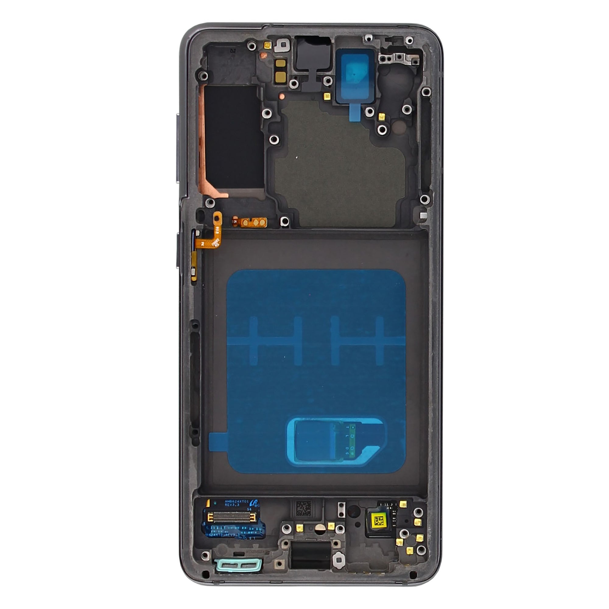 Samsung Galaxy S21 5G G991B Display And Digitizer With Frame Phantom Grey Pre-Assembled