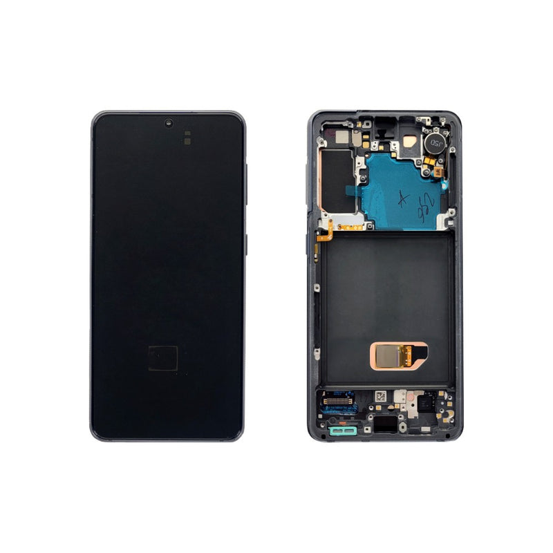 Samsung Galaxy S21 5G G991B Display And Digitizer With Frame Phantom Grey Pre-Assembled