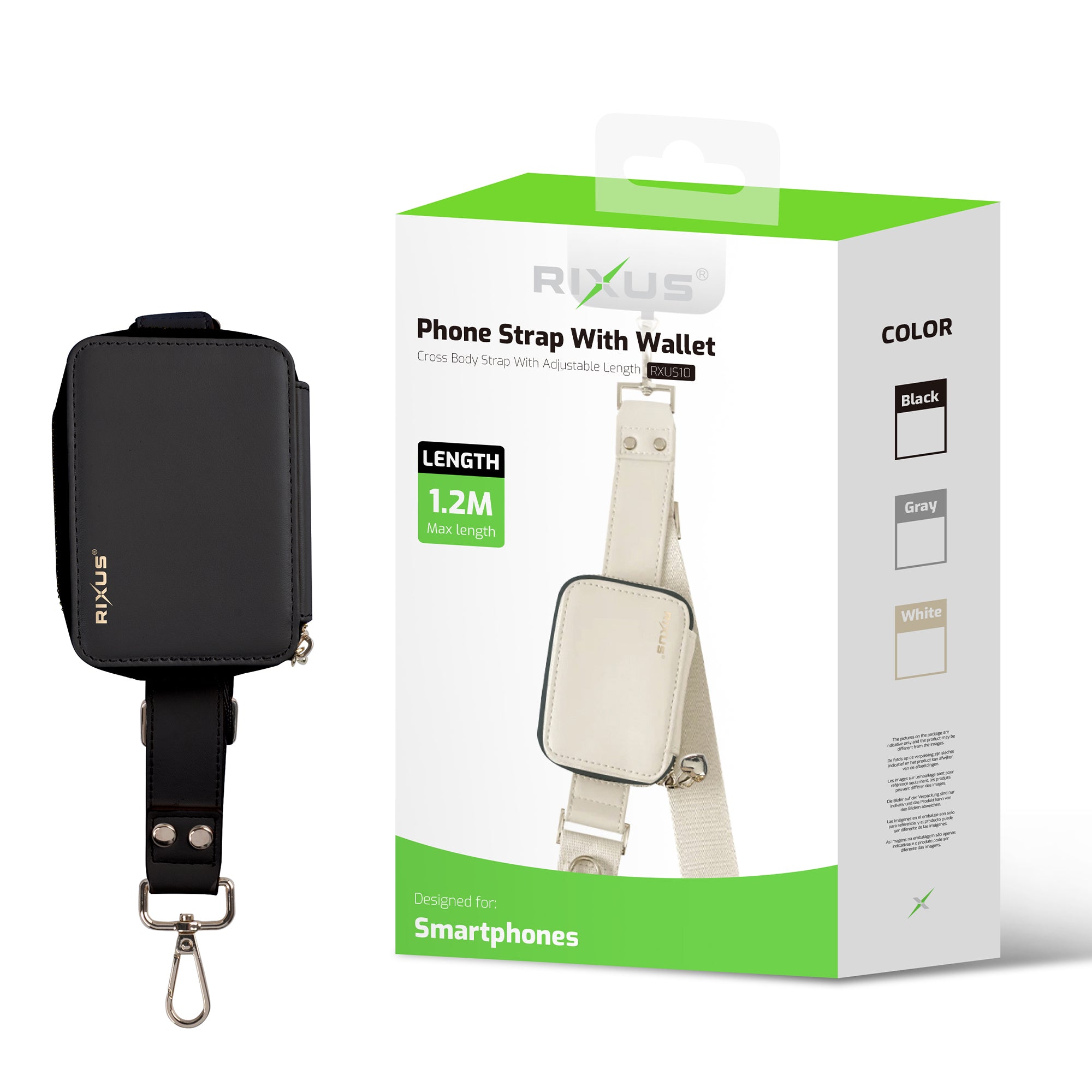 Rixus RXUS10B Utility Phone Strap Black