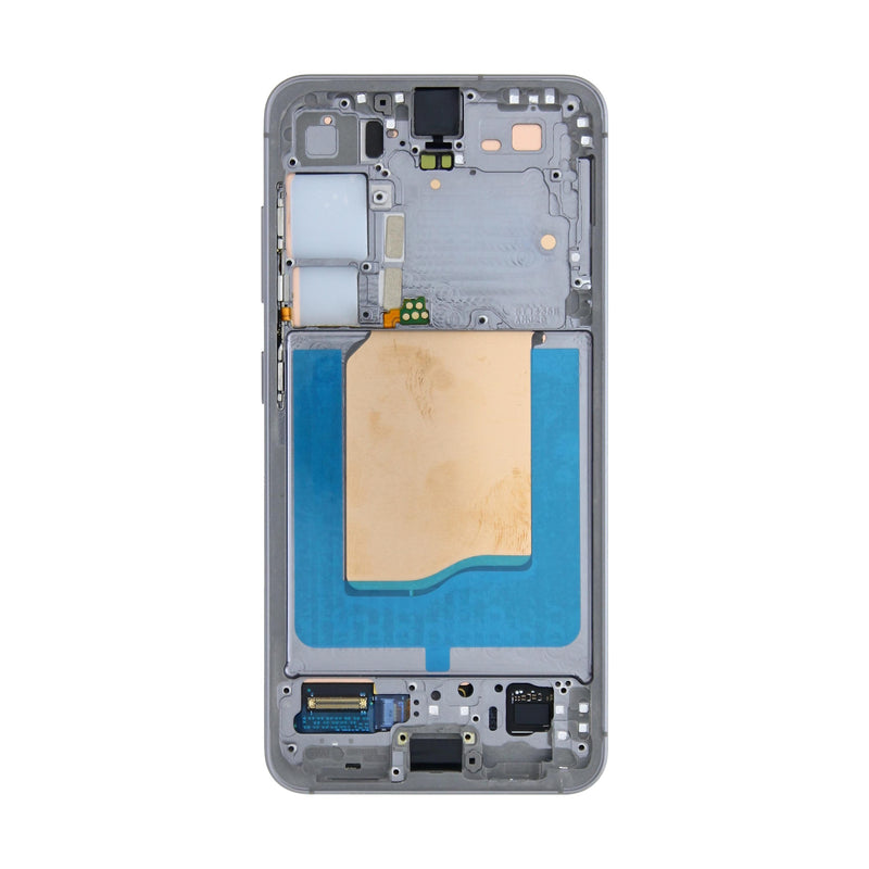 Samsung Galaxy S25 S931B Display And Digitizer With Frame Silver Pre-Assembled