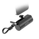 Rixus RXPB98B Mini Click-On Powerbank USB-C 5000mAh Black