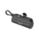 Rixus RXPB98B Mini Click-On Powerbank USB-C 5000mAh Black