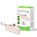 Rixus RXPB98P Mini Click-On Powerbank USB-C 5000mAh Pink