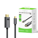 Rixus RXHU15 USB-C To HDMI Cable Premium 4K 1.8m Space Gray